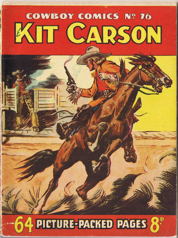 Cowboy Picture Library Comic No 76 Kit Carson 