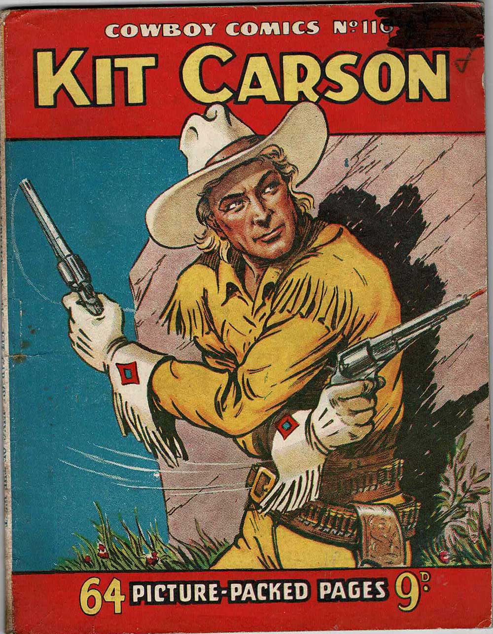 Cowboy Picture Library Comic No 76 Kit Carson